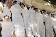 Massacre de Al-nabek - Damasco 08-12-2013 90 criancas